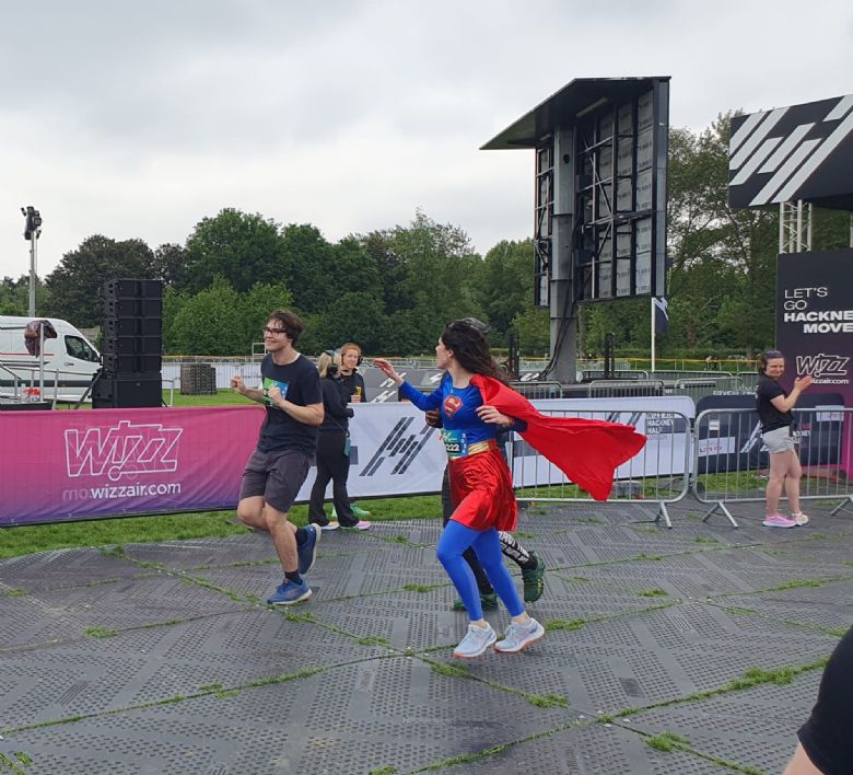Former student sponsored run London