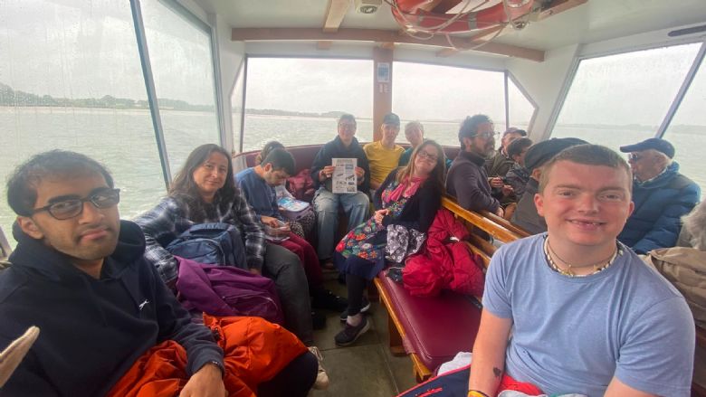 Group of people on boat